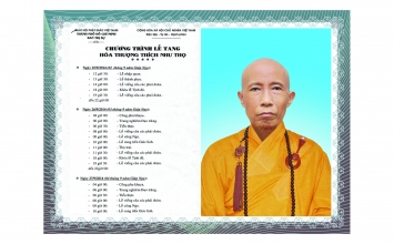 Chương Trình Tang Lễ HT Thích Như Thọ